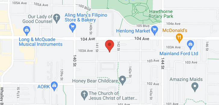 map of 603 14188 103A AVENUE